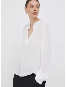 Блуза Tommy Hilfiger в бяло с изчистен дизайн