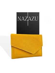 NAZAZU Красиво дамско портмоне с асиметричен капак - Гочица