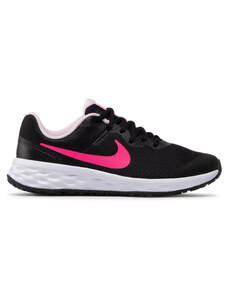Обувки Nike Revolution 6 Nn (GS) DD1096 007 Black/Hyper Pink/Pink Foam