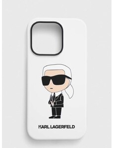 Кейс за телефон Karl Lagerfeld iPhone 14 Pro 6,1 в бяло
