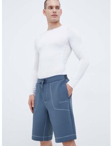 Къс панталон за трениране Calvin Klein Performance в сиво