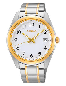 Часовник Seiko Classic Quartz SUR460P1 Gold/Silver