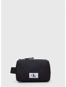 Козметична чанта Calvin Klein Jeans в черно
