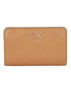 Дамски портфейл Calvin Klein Re-Lock Bifold Fr Wallet Emb K60K611318 Brown Sugar GA5