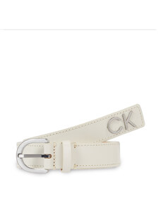 Дамски колан Calvin Klein Re-Lock Rnd Bckl Blt W/Tip K60K611103 Dk Ecru PC4