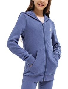 ADIDAS Sportswear Linear Logo Full-Zip Hoodie Purple
