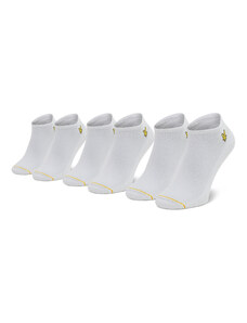 Комплект 3 чифта къси чорапи мъжки Lyle & Scott Ross LSSPRTSK500 Bright White 5061