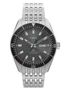 Часовник Timex Waterbury Dive Automatic TW2V24900 Silver/Black