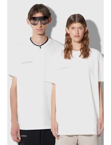 Тениска Pangaia в бяло с принт