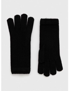 Ръкавици с вълна Tommy Hilfiger в черно