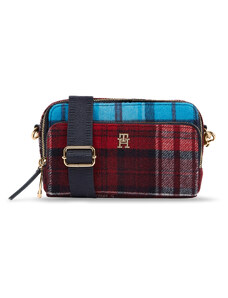 Дамска чанта Tommy Hilfiger Iconic Tommy Camera Bag Check C AW0AW15206 Check Clash 0G0