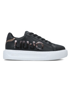 LIU JO Sneakers Sport Fase 1 Kylie 22 Calf Leather/Sequins BF3127PX077 22222 nero