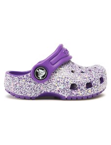 Чехли Crocs Crocs Classic Glitter Kids Clog T 206992 Neon Purple/Multi 573