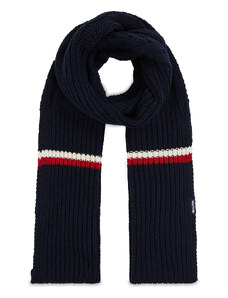 Зимен шал Tommy Hilfiger Monotype Chunky Knit Scarf AM0AM11507 Space Blue DW6