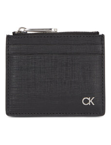 Калъф за кредитни карти Calvin Klein Ck Must Cardholder W/Zip K50K510885 Ck Black Check BAX