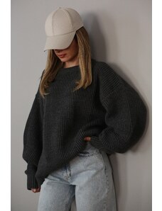 Madmext Smoky Basic Knitwear Sweater
