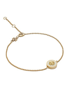 Гривна Tory Burch Kira Enamel Chain Bracelet 90284 Tory Gold/New Ivory 700
