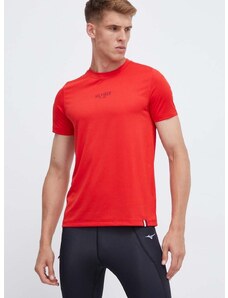 Тениска Tommy Hilfiger в червено с принт
