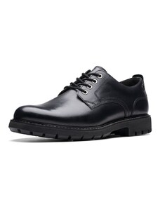 Мъжки обувки Clarks Batcombe Tie естествена кожа черни