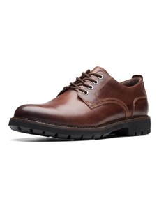 Мъжки обувки Clarks Batcombe Tie естествена кожа кафяви