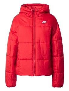 Nike Sportswear Зимно яке червено / бяло