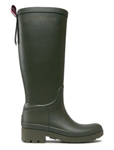 Боти Tommy Hilfiger Tommy Rubberboot FW0FW07665 Army Green RBN