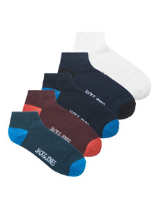 Комплект 5 чифта къси чорапи мъжки Jack&Jones 12238185 Black 4251642