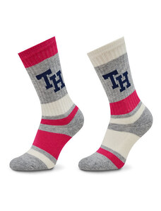 Комплект 2 чифта дълги чорапи детски Tommy Hilfiger