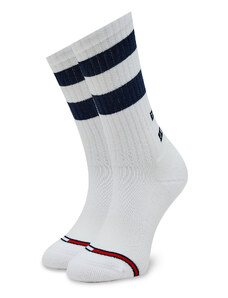 Дълги чорапи unisex Tommy Hilfiger 701225510 White/Navy 001