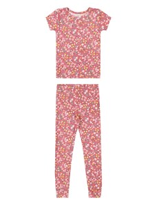 Carter's Комплект пижама лимон / оранжево / пастелно червено / бяло