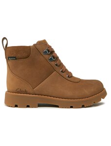 Зимни обувки Clarks Heath Go Gtx Gore-Tex 261626797 Tan Leather