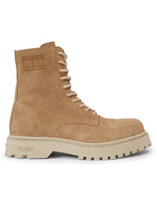 Зимни обувки Tommy Jeans Tjm Casual Boot Suede EM0EM01336 Sandalwood RBT