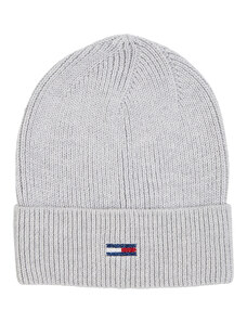 Шапка Tommy Jeans Tjw Flag Beanie AW0AW15474 Silver Grey P03