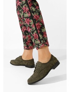 Zapatos Дамски обувки brogue Rumelia зелен