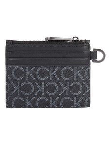Калъф за кредитни карти Calvin Klein Subtle Mono 6Cc Holder W/Zip K50K509236 Black Classic Mono 01H