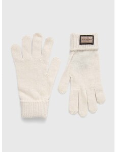 Ръкавици с вълна Karl Lagerfeld в бежово