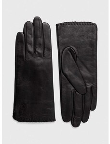 Кожени ръкавици By Malene Birger в черно