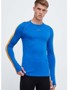 Функционална блуза с дълги ръкави Icebreaker ZoneKnit 200 в синьо