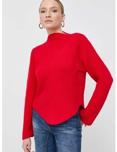 Вълнен пуловер Victoria Beckham дамски в червено