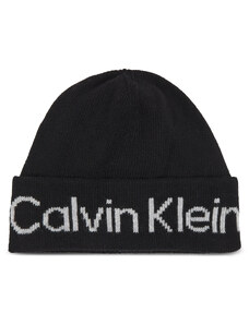 Шапка Calvin Klein Logo Reverso Tonal Beanie K60K611151 Ck Black BAX
