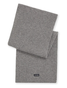 Зимен шал Calvin Klein Daddy Wool Knit Scarf K50K510995 Ghost Gray PCD