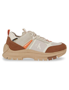 Сникърси Calvin Klein Jeans Hiking Lace Up Low Cor YM0YM00801 Plaza Taupe/Eggshell/Brown Sugar 0HI