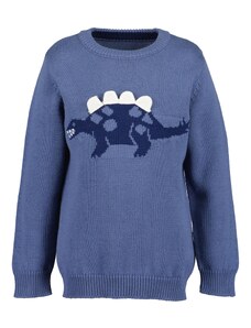 BLUE SEVEN Пуловер небесносиньо / тъмносиньо / бяло