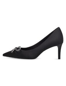 Елегантни дамски обувки Tamaris сатен черни - 38
