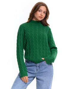 GATE Пуловер с плетен вид