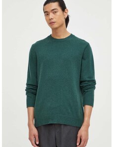 Samsoe Samsoe Вълнен пуловер Samsoe SYLLI мъжки в зелено M20500076