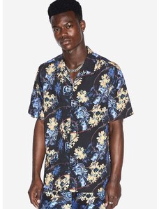 Риза KSUBI Hyperflower Resort мъжка със свободна кройка с класическа яка