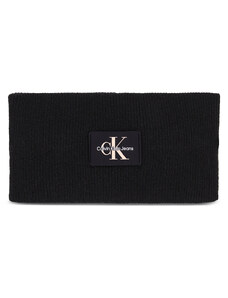 Лента за глава Calvin Klein Jeans Monologo Rubber Headband K60K611258 Black BDS
