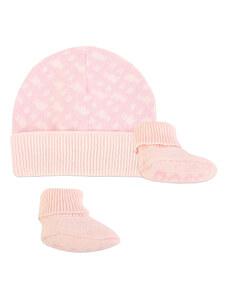 Комплект шапка и чорапи Boss J98423 Pink Pale 44L