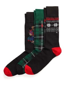 POLO RALPH LAUREN Чорапи Giftbox 3-Crew Sock-Gift Box 449929120001 999 multi